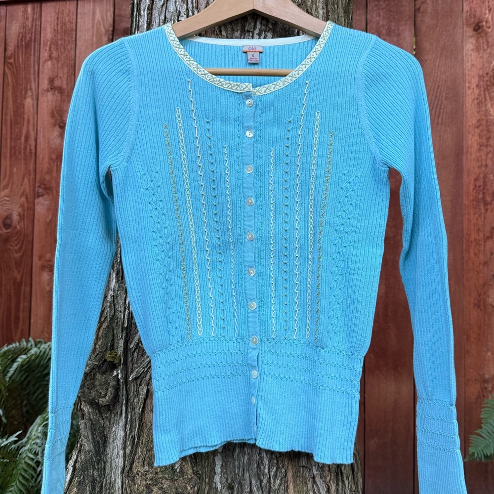 Olo lightweight stitched sweater from Anthropologie, excellent condition
